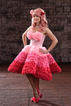 Pink Flower Dress Cosplay